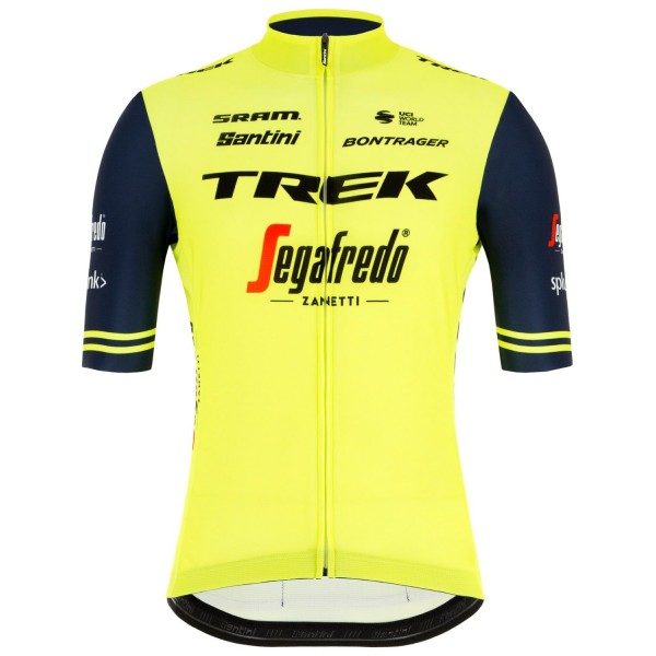 TREK-SEGAFREDO 2020 training edition Fietsshirt Korte Mouw langer Reißverschluss 2020050