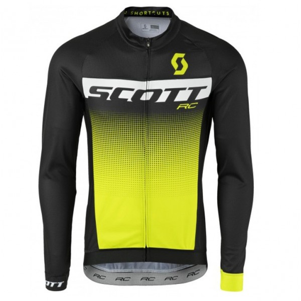 2017 Scott RC zwart-Jaune Fietsshirt lange mouw 2560